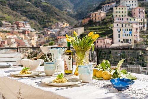 Villino Caterina House: big terrace seaview image 10