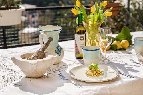 Villino Caterina House: big terrace seaview image 12