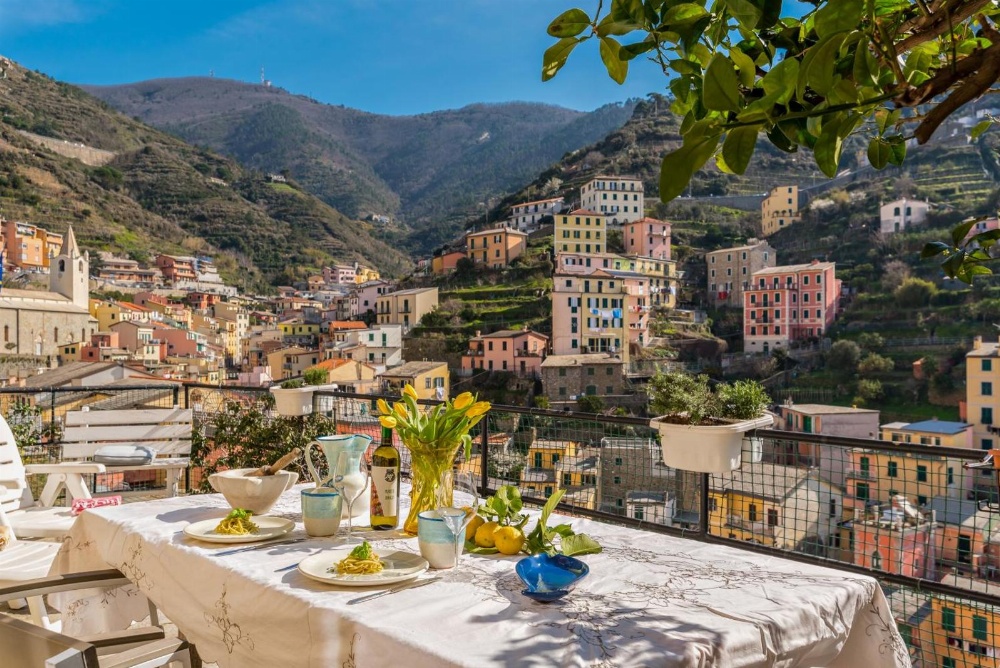 Villino Caterina House: big terrace seaview