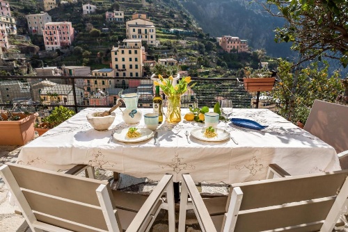 Villino Caterina House: big terrace seaview image 6