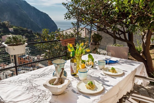 Villino Caterina House: big terrace seaview image 7